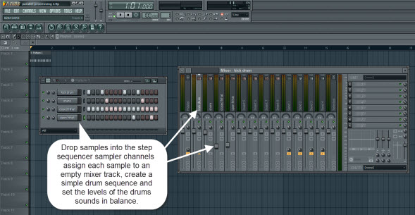 Creating The Drum Sequence Creating The Drum Sequence