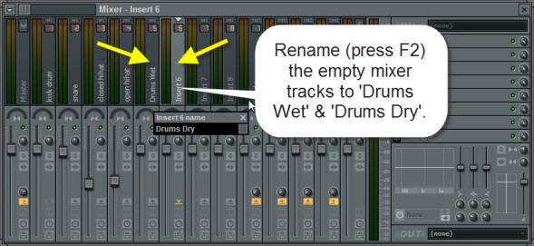 Rename Empty Mixer Tracks Rename Empty Mixer Tracks